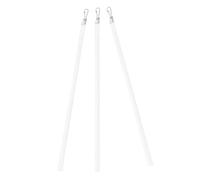 VICASKY Baguette de Store de 12 Pouces Accessoire Simple et Élégant 3 Pièces en Acrylique avec Crochet Réglage sans Couture Remplacement pour Stores Verticaux pour Maisons et Bureaux