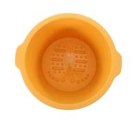 VICASKY Bain de pieds - Bain de pieds - Doux - Grand bac de bain de pieds - Seau pour tremper les pieds - Plastique jaune