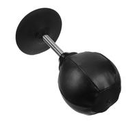 VICASKY Balle de Boxe de Bureau avec Ventouse Force Ballon de Vitesse pour Fitness des Doigts de Coordination et Soulagement du à Ressort Robuste Noir