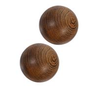 VICASKY Balles de Massage Bois Rouge pour Mains Boules de Préparation Physique Lot de Soulagement Tension Musculaire et Relaxation des Doigts pour Adultes