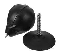 VICASKY Ballon de Boxe de Bureau avec Ventouse Résistante Balle de Vitesse pour Exercice de Fitness des Doigts Stress de Bureau pour de Pression Support à Ressort Noir