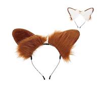 VICASKY Bande-oreille Pliante Du Chien D'oreille Plier Le Bandeau D'oreille Cosplay Oreille De Chien Oreilles Faire La Fête Velu Mignon Chiens Fille Bandeau D'oreille De Chiot Peluche