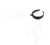 VICASKY Bandeau Cerf Coiffure Ramure Accessoire Cheveux NoëL Tissu Blanche DéCoration Festival FêTe Costume Cosplay LéGer Durable