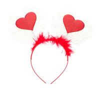 VICASKY Bandeau Cœur Plume Pour Fête De Saint-valentin Accessoire Élégant Pour Mariage Et Soirées Pour Filles Et Femmes