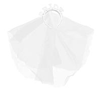 VICASKY Bandeau de mariée avec perles - Élégant bijou de cheveux pour les mariages et les enterrements de vie de jeune fille - Bijou de tête parfait pour un design étincelant pour les inoubliables