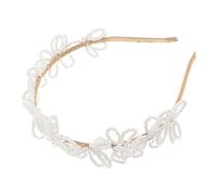 VICASKY Bandeau de Mariée Bijoux de Mariage avec Fleur 3d et Paillettes Élégant pour Bride