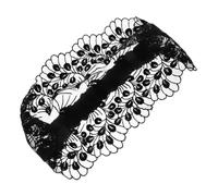 VICASKY Bandeau En Dentelle à Motifs Floraux Couvre-chef Extensible Pour Femme Pour Église Et Occasions Spéciales