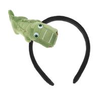 VICASKY Bandeau Serre-tête Poupée Crocodile Vert Réaliste Confortable et Stable Accessoire de Cheveux pour Filles et Femmes Fête Cosplay et Anniversaire