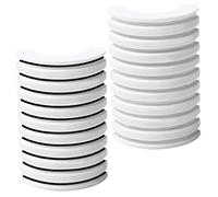 VICASKY Bandes D'eye-liner Autocollantes Pour Faux Cils 2 Boîtes 20 Bandes Tailles Transparentes Et Noires Autocollantes Waterproof Pour Extensions De Cils Usage Maquillage Quotidien