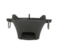 VICASKY Barbecue Rond Fonte Robuste Poêle pour Camping Grill et Facile à Nettoyer Barbecue Extérieur Pratique