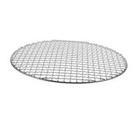 VICASKY Barbecue Ronde Acier Inox Tapis de Cuisson Grill Extérieur Polyvalent Support Grillade pour Légumes Viande Poisson Compatible et Four Électrique