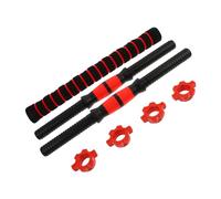 VICASKY Barre Haltère Inoxydable avec Écrou Accessoire Professionnel pour Haltères et Musculation Barre Droite Antidérapante pour Poids et Fitness à