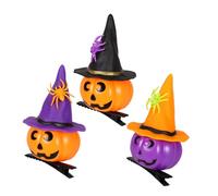 VICASKY Barrettes Halloween Kit de Matériel pour Pinces à Cheveux DIY Chapeau de Sorcière Barrette Araignée Fournitures pour Créations de Coiffes