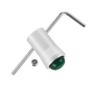 VICASKY Base Antidérapante en Cristal Vert Jade 12 Mm pour Diapason, Support de Pieds pour Thérapie Sonore, Accessoires de Yoga et Relaxation, Compatible Tige 8 Mm, Rangement Pratique