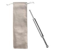 VICASKY Bâton de Massage Point de Pression Acier Inoxydable Stylo Acupuncture Manuel pour Massage Profond Du Corps et Du Visage Outil Portable pour Relaxation et Auto-massage