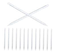 VICASKY Bâtonnets de Nettoyage des Ongles 9,5Cm Tige pour Nail Art Repousse-Cuticules Doux Outils de Manucure Multifonctionnels pour Usage Domestique et Professionnel 1 Paquet
