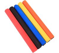 VICASKY Bâtons d'Athlétisme Légers 30 CM - Lot de 5 Bâtons de Relais Colorés en Mousse Antidérapante pour Entraînement Sport Jeunes et Adultes École