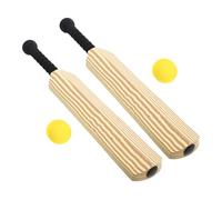 VICASKY Batte de Baseball en Plastique 24 Pouces, Set de Cricket Garçon et Filles 2 Battes 2 Balles, Légère et Maniable, pour Entraînement Extérieur et Jeux Familiaux