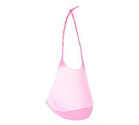 VICASKY Bavoir Imperméable en Silicone pour Adulte Tablier Repas Récupérateur Protection Anti-Taches Réutilisable pour Personnes Âgées et Soins à Domicile Couleur Rose