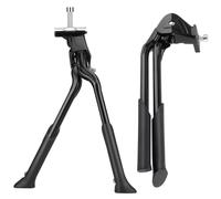 VICASKY Béquille de Vélo Pliable Réglable en Alliage D'aluminium Support Double Pied Stable pour VTT et Vélo de Route Stationnement Intérieur et Extérieur Robuste et Léger