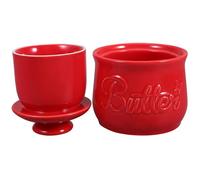 VICASKY Beurrier en Céramique avec Couvercle Hermétique pour Conservation du Beurre et Tartinades, Grand Format Décoratif et Élégant Cuisine et Plan de Travail