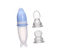 VICASKY biberon sucette de fruits mangeoire pour de nourriture pour mangeoire pour -petits portable cuillère bouteille d'alimentation à presser Gel de silice