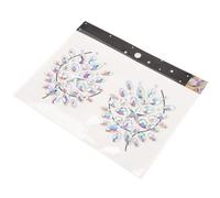 VICASKY Bijoux de Visage Décoratifs en Acrylique Autocollants Bijoux de Visage Adhésifs Appliqués en Toute Sécurité Peau Fête Festival et Mascarade