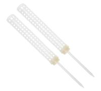 VICASKY Blanc Poteau en Mousse Plastique 2 Pièces pour Plantes Grimpantes | Support Pratique à Insertion Facile, pour L'orientation Verticale, Usage Extérieur, Potager et Massifs