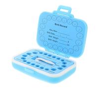 VICASKY Bleue Boîte à Dents de Lait Rangement Sécurisé en Plastique A Son Emplacement Souvenir pour Dents Perdues et Cheveux pour Garçon et Filles