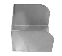 VICASKY Bloc Anti-éclaboussures Drainage, Protecteur de Drain D'eau de Pluie en Acier Inoxydable Argenté, pour Jardins et Pipes, Protection des Sols en Ciment Coins sous Forte Pluie