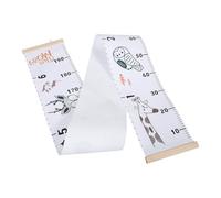 VICASKY Bois Toise Réutilisable et Murale Éducatif, Décor Garçon Filles | Échelles Imprimées, Dégradés Doux, Interaction Parent-garçon et Filles, pour Salles de Maternelle et Espaces de Jeu