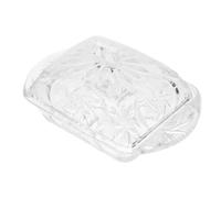 VICASKY Boîte à Beurre Récipient de Conservation du Beurre avec Couvercle Hermétique en Verre pour Organisation Domestique , Cuisine et Table
