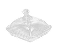VICASKY Boîte à Beurre Verre Transparente avec Couvercle Bac à Beurre Hermétique pour Frigo Rangement Pratique pour et Desserts Adapté Cuisine et Restauration