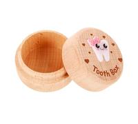 VICASKY Boîte à Dents de Lait Souvenirs Précieux Garçon pour Garçon et Filles en Bois Trousse Moderne Minimaliste pour Conserver Cheveux et Dents