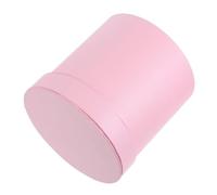VICASKY Boîte à Fleurs Ronde en Carton Ajustable pour Bouquets, Seau Présent Portable pour Mariages et Anniversaires, Emballage Fleuriste Pratique et Élégant