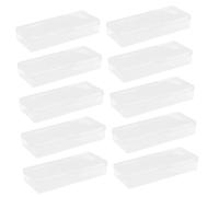 VICASKY Boîte à Lames en Plastique Lot de 10 Petite Taille Sécurisé Recyclage pour Usage Quotidien Professionnels Et Particuliers Élimination Sûre Lame Double