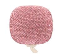 VICASKY Boîte à Pilules à 4 Compartiments, Pilulier Portable Rose Compact, Organisateur Hebdomadaire pour Vitamines et Remèdes, Étui de Rangement Pratique pour Voyage et Domicile,