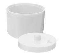 VICASKY Boîte clou UV stylo dissolvant pour vernis à ongles manucure Organisateur pour pinces à épiler cas de nettoyage d'outil d'ongle Plastique blanche