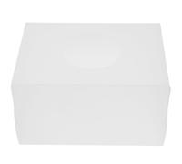 VICASKY Boîte de Loterie Robuste en PP Blanche, Carrée et Portable, pour Activités de Bureau et Occasions Spéciales, Boîte Multifonctionnelle pour Tirage Sort