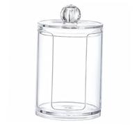 VICASKY Boîte de Rangement Bords Finement Polis Rainure Humanisée pour Coton Démaquillant et Style Moderne Minimaliste pour Salle de Bain et Coiffeuse