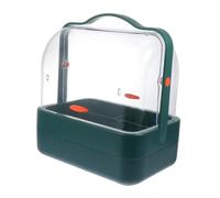 VICASKY Boîte de Rangement Cosmétique Premium Organisateur de Bureau Chic pour Salle de Bain et Maquillage Capacité Optimale et Design Moderne Vert