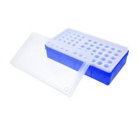 VICASKY Boîte de Rangement Plastique Matériau Stable Grosse Capacité pour Tubes à Centrifuger et Tubes à Essai pour Stockage en Congélateur de Laboratoire