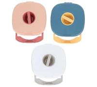 VICASKY Boîte de Rangement pour Câbles USB 3pcs en Abs Support Téléphone Multifonction pour Bureau, Organiseur de Câble Extensible et Rotatif Pratique