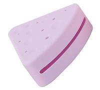 VICASKY Boîte De Rangement pour Éponge De Maquillage Triangulaire Étui Portable Silicone pour Houppette Poudrée Organisateur Pratique Et Compact pour Voyage