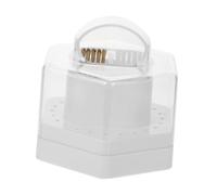 VICASKY Boîte De Rangement Pour Forets à Ongles Étui De Rangement Transparent Pour Accessoires De Manucure Support Pour Têtes De Polissage