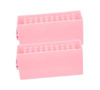 VICASKY Boîte De Rangement Pour Forets à Ongles Multi-emplacements Pour Manucure Et Pédicure Organisateur Pratique Pour Têtes De Ponçage Et Polissage