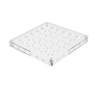 VICASKY Boîte de rangement pour nail art diamant plateau anneau panier organisateur présentoir vitrine bracelet support nail charm organisateur stand de caisse à ongles empileur clous tiroir en osier