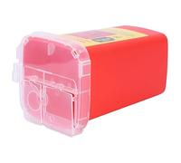 VICASKY Boîte De Recyclage De Lames De Barbier Rouge Conteneur D'élimination Sécurisé En Abs Pour Fournitures De Salon De Coiffure Usage Professionnel Et Domestique