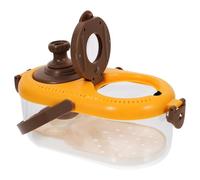 VICASKY Boîte Observation Insectes avec LED et Loupe Kit Élevage Chenilles pour Garçon Fille Adapté Enseignement Intérieur et Extérieur Coffret Aventure Naturelle