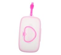 VICASKY Boîte portable pour lingettes humides Sac de casque multifonction Rouleau de lingettes de voiture Mini Kits de lingettes humides Porte-lingettes en forme de cœur Distributeur de lingettes